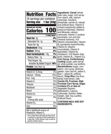 Lucky Charms Breakfast Cereal Treat Bars - 16ct Value Pack Snack Bars - Buy Online on GoSupps.com