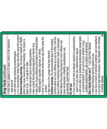 Excedrin Headache Relief: Fast-Acting Pain Relief Formula | [Brand Name] Shop - Buy Online on GoSupps.com