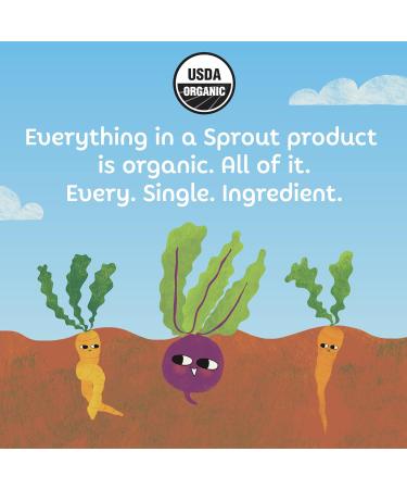 Sprout Organic Baby Food Stage 3 Pouches Variety Pack - Butternut Chickpea Pumpkin, Red Lentil, Sweet Pea White Bean Purees - 4 Oz (Pack of 18) - Buy Online on GoSupps.com