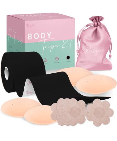 Chest Brace Kit Achieve Chest Brace Lift & Contour | Sticky Tape Waterproof Sweat-Proof Bob Tape