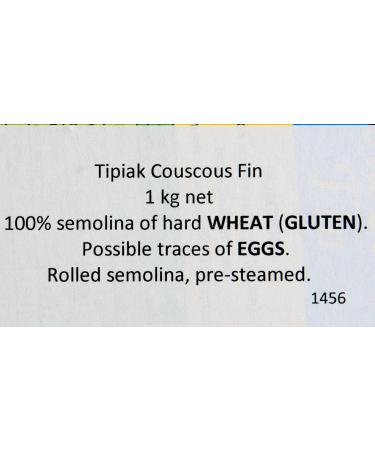  Tipiak Tipiak Couscous Fin 1 kg - Buy Online on GoSupps.com