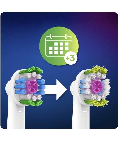 Oral-B 3D White Green Yellow Toothbrush Heads, 5 Count - Pack of 1 - Buy Online on GoSupps.com