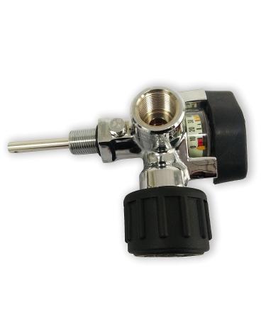 Acecare PCP Air Rifle 4500 psi Composite Tank Valve with Gauge Paintball M18*1.5 - Buy Online on GoSupps.com