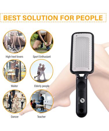 Feeties Foot Rasp File Hard Skin Remover Pedicure Stainless Steel Professional Metal File Scraper - Buy Online on GoSupps.com