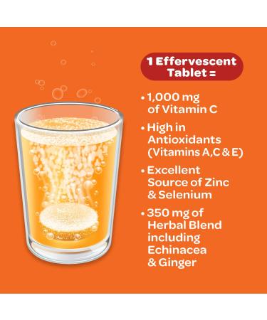 Airborne Orange Effervescent Health Formula Tablets - 10 Count - Buy Online on GoSupps.com