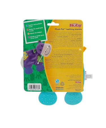 Nuby Comfort Teething Plush Pal Interactive Blanket & Teether - Dog Toy - Buy Online on GoSupps.com