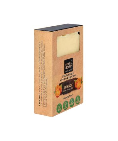 Buy Orange Handmade Natural Bar Soap | Organic & Artisan Soap for All Skin Types - Worldwide Shipping - Buy Online on GoSupps.com