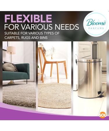 SOL 2pk Assorted Fragranced Carpet Freshener Pet Friendly Odour Eliminator Carpet Deodoriser Powder Long Lasting Clean & Fresh Fragrance in Lavender and Orange Scents Pet Carpet Freshener + Sticker - Buy Online on GoSupps.com