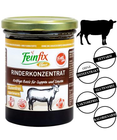 Feinfix Cattle Concentrate 420g | Gluten-Free Low-Calorie Beef Fund for Soups & Sauces | International Shipping - Buy Online on GoSupps.com