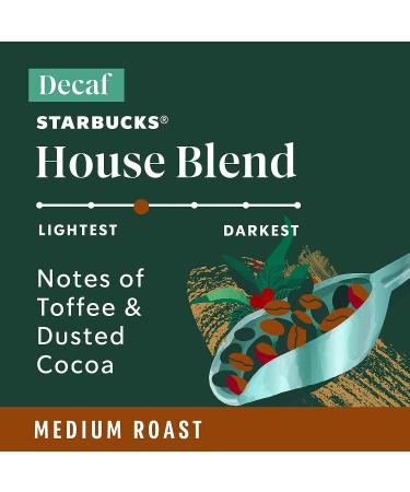 Starbucks Decaf House Blend K-Cup Coffee Pods - 60 Pods for Keurig Brewers - Buy Online on GoSupps.com
