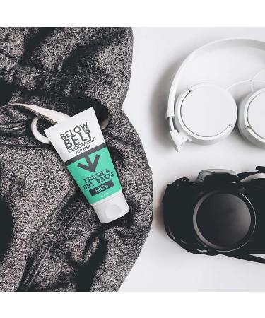 Below The Belt Grooming Fresh & Dry Ball Intimate Deodorant and Anti Chafing Cream For Men Protects against Sweat Odour and Chafing Fresh Scent 3 x 75ml Fresh 75 ml (Pack of 3) - Buy Online on GoSupps.com