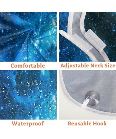 Beard Bib Apron for Men - Waterproof Hair Catcher & Grooming Cape - Galaxy Stars Design - Buy Online on GoSupps.com