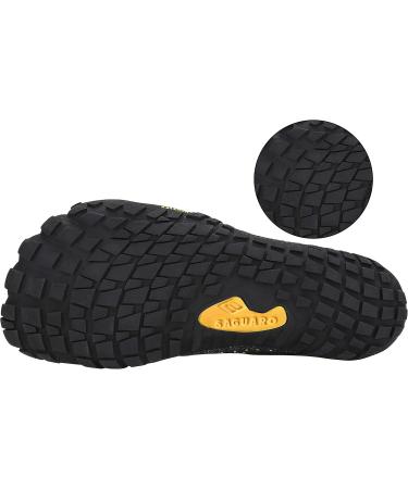 SAGUARO Barefoot Trail Running Shoes for Men & Women - Breathable Non-Slip Fitness Shoes - Black Size 40 EU - Buy Online on GoSupps.com