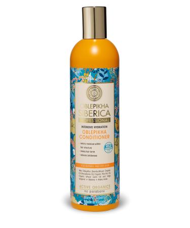 Natura Siberica Oblepikha Intensive Hydration Conditioner 400ml - Organic Hydrolate for Normal & Dry Hair - Best Moisturizing Hair Care - Buy Online on GoSupps.com