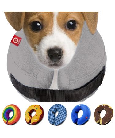 Ducomi inflatable hinges of the dog and cat - for operations relaxation of the animal - freedom of movements and visibility - prevents scratches and bites (gray m) m gray - Buy Online on GoSupps.com