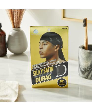 Fountain Real Black Jamaican Castor Oil - Premium Beard & Mustache Growth Oil for Men - 4 Oz Hair Thickener & Luxury Satin Durag - Buy Online on GoSupps.com