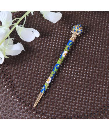 Chinese Rhinestone Hair Stick - Elegant Hair Chopstick & Hairpin for Chignon - Random Color | International Shipping - Buy Online on GoSupps.com