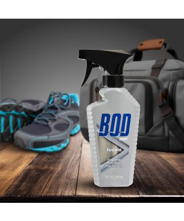 BOD Man Fragrance Body Spray Iconic 8 fl oz - Buy Online on GoSupps.com