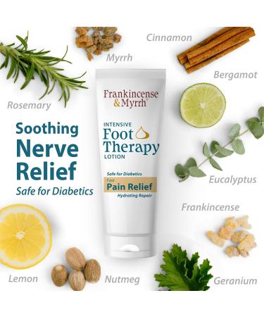 Frankincense and Myrrh Foot Pain Relief Cream - Intensive Foot Therapy Lotion - Diabetic Nerve Pain Relief Cream | Restless Leg Syndrome | Frankincense Essential Oil 3 Ounce (2-Pack) 3 Ounce (Pack of 2) - Buy Online on GoSupps.com