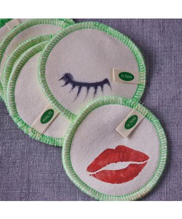 Buy Io Nova Sliming Pads - 12 Washable Cotton Pads for Gentle Facial Cleaning | Sustainable Soft Eco-Friendly Perfect for All Skin Types - Buy Online on GoSupps.com