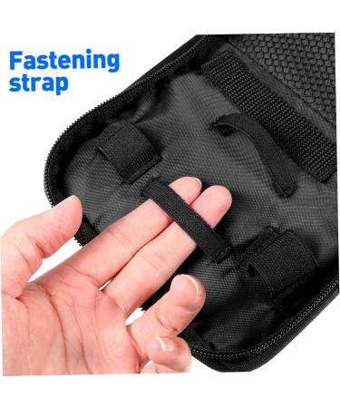 Solustrious Blood Sugar Measuring Device & Portable Oximeter Bag Set - 6-Piece Etui for Travel Fingertip Use & Black Oxford Storage - Buy Online on GoSupps.com