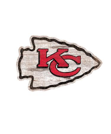 Fan Creations NFL Kansas City Chiefs Unisex Kansas City Chiefs Team Logo 8in Cutout, Team Color, 8 inch, (N0983-KCC)