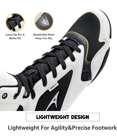 Men's Wrestling Shoes | Minimalist Cross Trainer with Ankle Protection | Breathable Lightweight Design - Buy Online on GoSupps.com