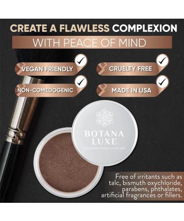 Luxe Mineral Foundation | Natural Pigments | All Skin Types | Teens & Adults | Lightweight & Silky Smooth | Long-Lasting & Clean | Hypoallergenic & Non-Comedogenic - Buy Online on GoSupps.com