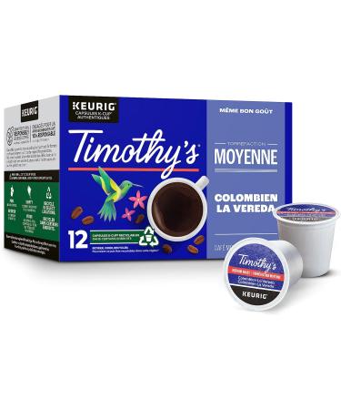 Timothy's Colombian La Vereda K-Cup Coffee Pods 12 Count For Keurig Coffee Makers Colombian La Vereda 12 count (Pack of 1) - Buy Online on GoSupps.com
