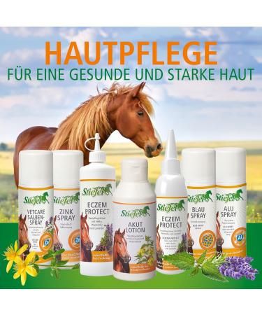 Boots EczemProtect for Horses - High-Quality Skin Care for Irritation Itching & Summer Eczema (125ml) - Buy Online on GoSupps.com