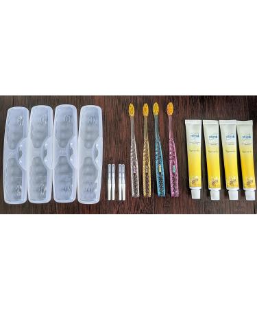 Atomy Oral Care Set - Toothbrush & Travel Size Toothpaste Case | International Shipping - Buy Online on GoSupps.com