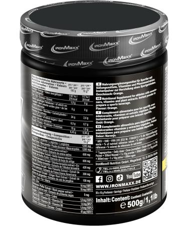 IronMaxx Teston Ultra Strong Muscle Blaster Powder - 500g Orange Flavor | Boost Muscle Growth & Recovery - Buy Online on GoSupps.com