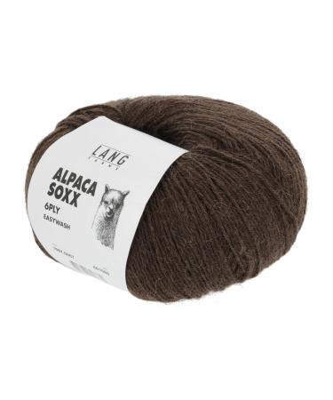 LANG YARNS Lang Yarns Alpaca Soxx 6voudig6PLY 0067 bruin 150 g