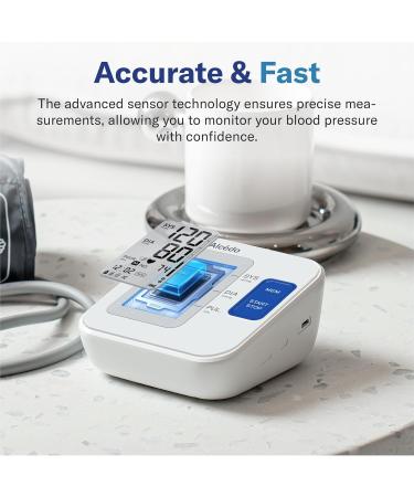 Alcedo Blood Pressure Monitor - Automatic Upper Arm BP Machine with Large Cuff 2X 120 Memory - FSA/HSA Eligible International Shipping Available - Buy Online on GoSupps.com