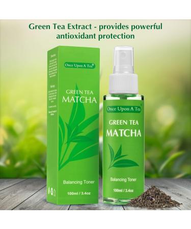 Green Tea Matcha Facial Toner - Alcohol-Free, Natural Face Spray for Pore Minimization & Calming Skin - Ideal for Sensitive, Dry, Combination Types - Prep for Serum & Moisturizer - Buy Online on GoSupps.com