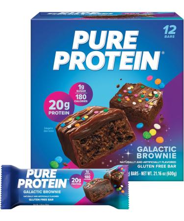 Quest Cookies & Cream Hero Protein Bar 18g Protein 12 Count & Pure Protein Galactic Brownie Bars 20g Protein 12 Count - Buy Online on GoSupps.com