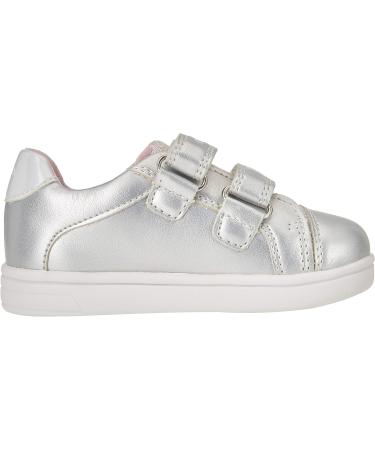 Geox Baby Girl's Silver Sneakers - Size 3.5 UK Child | B Djrock C - Buy Online on GoSupps.com