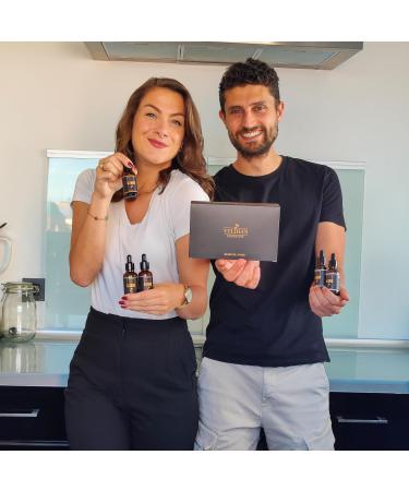  Velihan Beardcare Beard Oil - 30ml - Test Bottle - Beard Care - Short Beard Oil - Long Beard - Beard Fragrance (Unscented (odorless) - Buy Online on GoSupps.com