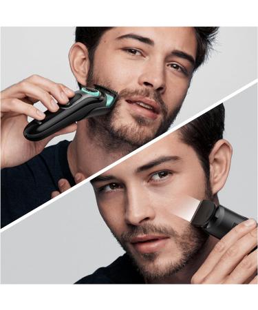 Braun BT3323 Beard Trimmer: 20 Length Settings, Lifetime Sharp Blades, Precision Dial | Black/Volt Green - UK 2 Pin Plug - Buy Online on GoSupps.com