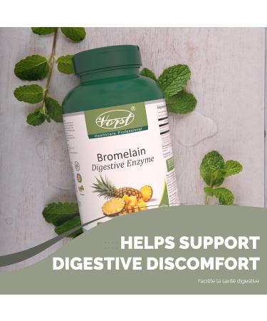 VORST Bromelain 500mg 2400 GDU/g 3 x 120 Vegan Capsules | Digestive Enzyme for Women and Men | Pineapple Extract for Inflammation & Eye Health | Powder Pills | 3 Bottles 360 count (Pack of 1) - Buy Online on GoSupps.com