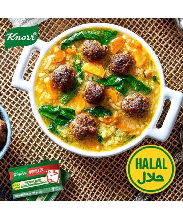 KNORR - Halal beef bouillon cubes - (1 X 72 GR) - Buy Online on GoSupps.com