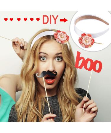 SIQUK 18 Pieces Satin Headbands for Women and Girls - Non-slip DIY Hair Accessories in 18 Colors - Buy Online on GoSupps.com