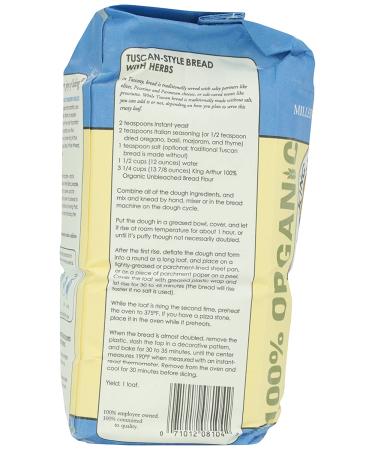 King Arthur Flour Organic Bread Mix - 5 lb (Pack of 1) - Buy Online on GoSupps.com
