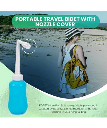 FORET Peri Bottle - Postpartum Essential Portable Bidet for Women Soothe & Clean Perineal Area Compact & Leak-Proof After-Birth Care - Buy Online on GoSupps.com