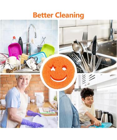 Color Sponge(6 PCS) - Scratch-Free Multipurpose Dish Sponges for Kitchen Bathroom - BPA Free & Made with Polymer Foam - Temperature Controlled Kitchen Sponge for Dishes Odor Resistant Scrubber - Buy Online on GoSupps.com