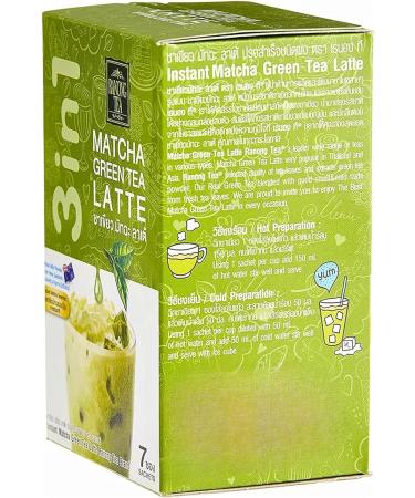 Ranong Tea 3 in 1 Matcha Green Tea Latte Instant Thai Mix (7 Sachets, 161g) - Buy Online on GoSupps.com
