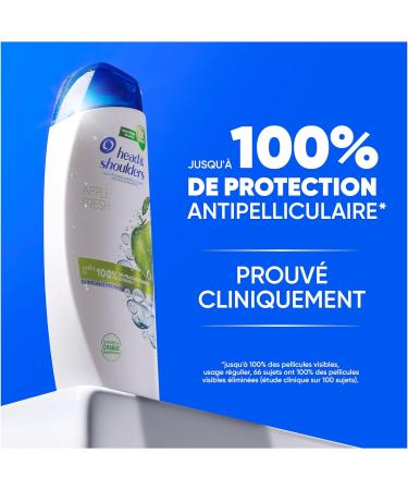 Head & Shoulders Apple Fresh Anti-Dandruff Shampoo 2x330ml Daily Use Clinically Proven to Eliminate Up to 100% of Dandruff All Hair and Scalp Types - Buy Online on GoSupps.com