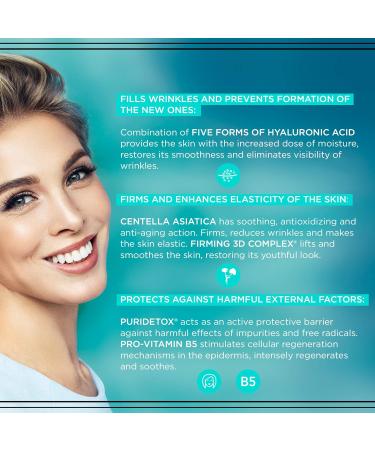 bioHyaluron Concentrated Face Cream 40+ | Day & Night Moisturizer for All Skin Types | 50ml - Buy Online on GoSupps.com