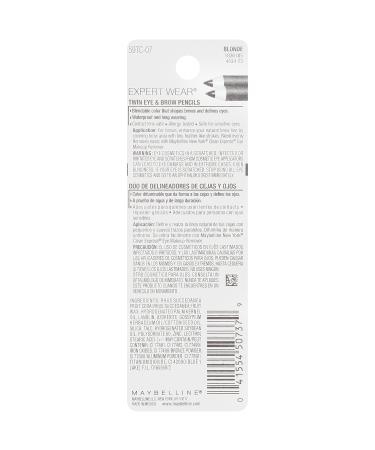 Maybelline Expert Wear Blonde Eyebrow and Eyeliner Pencils 0.06oz (2 Count) - Buy Online on GoSupps.com
