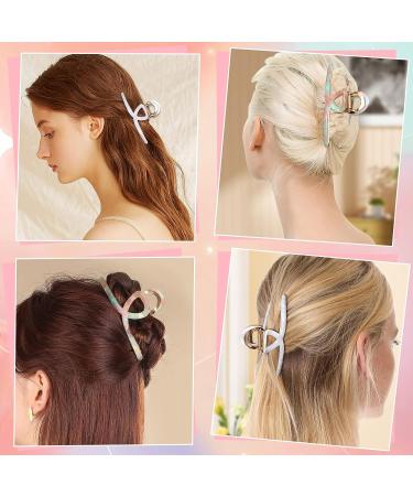 Sublaga 2 Pcs Large Metal Hair Claw Clips - Strong Hold Shark Hair Clip Set for Women and Girls - Buy Online on GoSupps.com